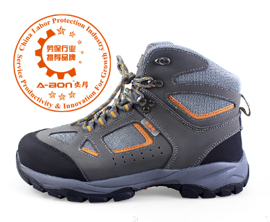 A8001T【JUMPER穿越者系列】辉赫然中帮高腰轻奢户外运动款透气干爽保护足趾防砸防穿刺6KV电绝缘或防静电多功能安全劳保鞋GB21148-2020电工鞋